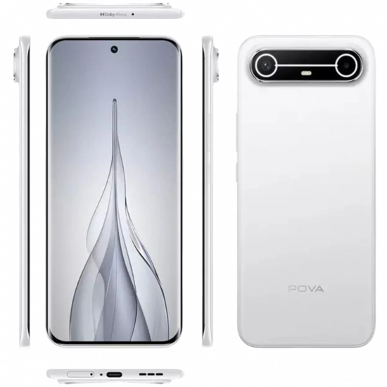 Tecno Pova slim 5G [256+8GB] KM9 - Slim White